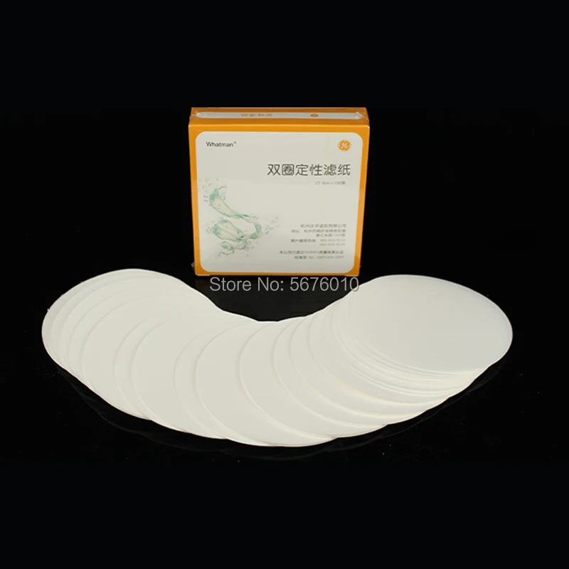 定性濾紙径7/9/11/12。5/15/18センチメートル高速/中/低速ラボ用漏斗使用 - AliExpress 定性フィルターペーパーケミストリー、直径180mm、真空フィルター、漏斗などにも使用(100)。