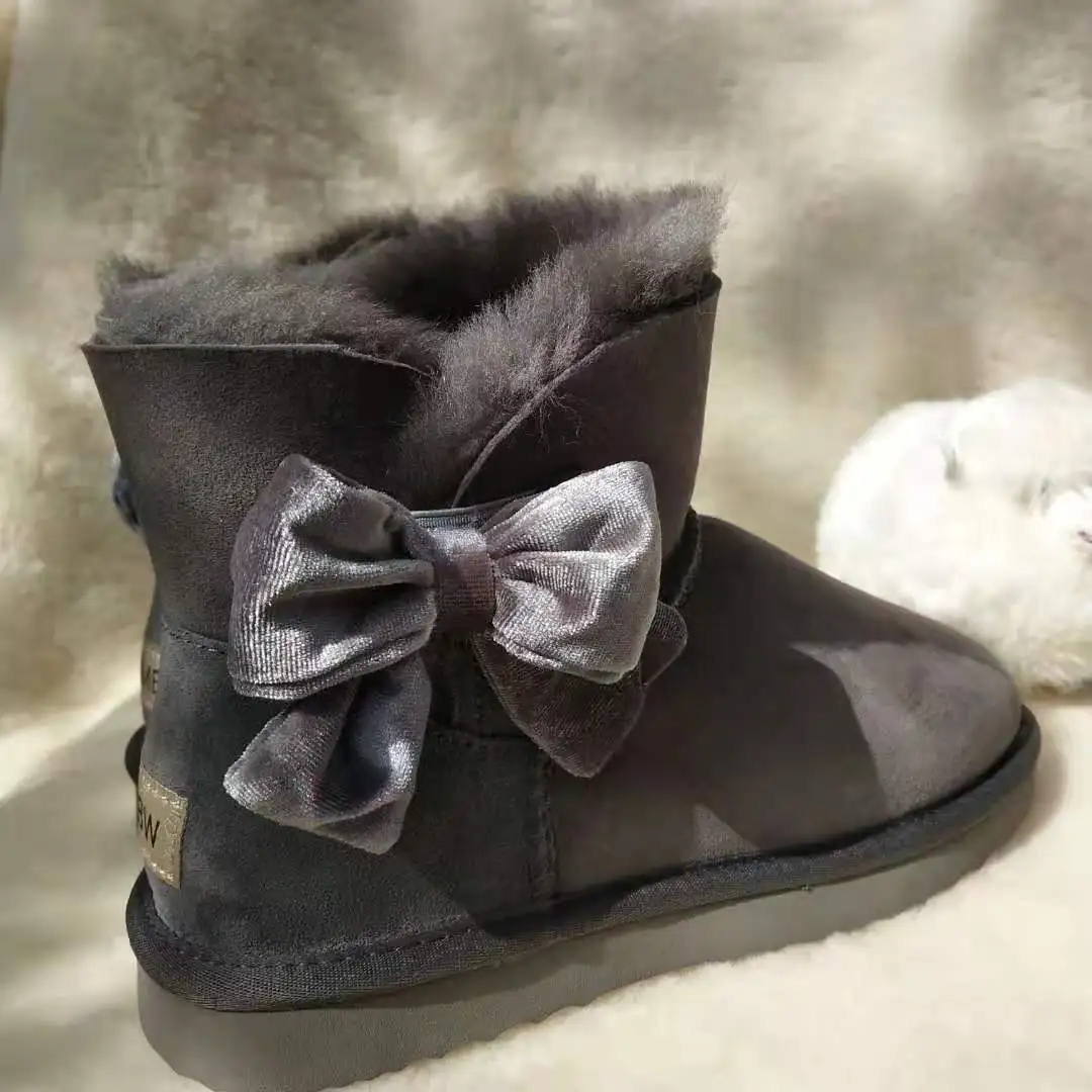Новинка года; потрясающая обувь; женские зимние ботинки; натуральная шерсть; зимние теплые ботинки; женские ботинки из натуральной овечьей кожи с натуральным мехом на нескользящей подошве