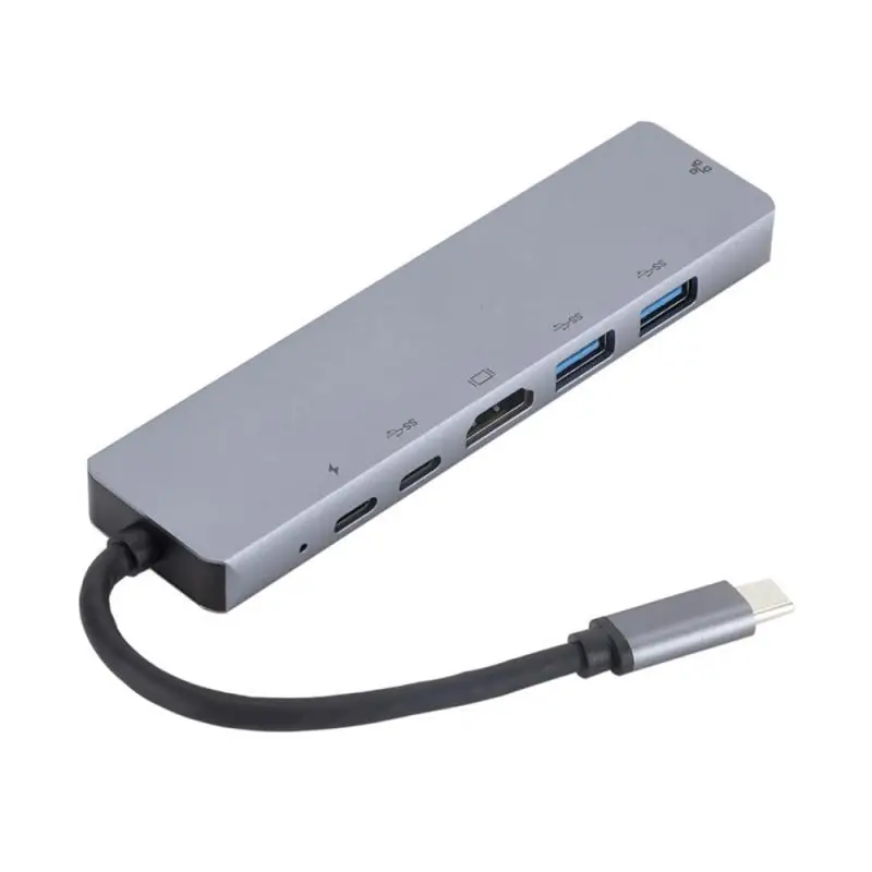 6 в 1 концентратор USB Type C к HDMI RJ45 Мульти USB 3,0 USB C адаптер питания для MacBook Pro Air Dock USB-C usb-хаб разветвитель