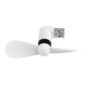 

White/Rose Red/Blue Portable OTG Mini Micro USB Large Wind Cooling Fan For Phone Desktop Laptop Flexible Mobile Phones Fan Phone