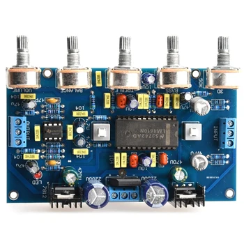 

DIY Power Amplifier Tone Board Voltage Amplifier LM4610 Tone +5532 Amplification Front - Stage Finished Products