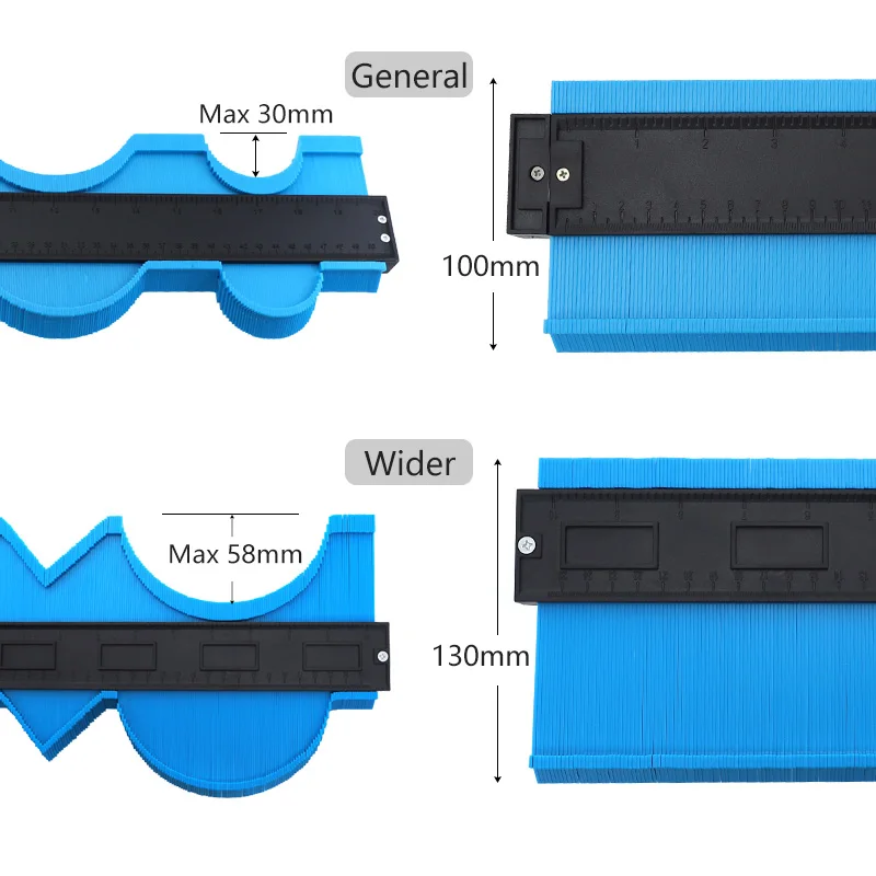 1" /20" контурный датчик абс-профиль линейка расширение контур Дубликатор датчик для плитки ламината кромки
