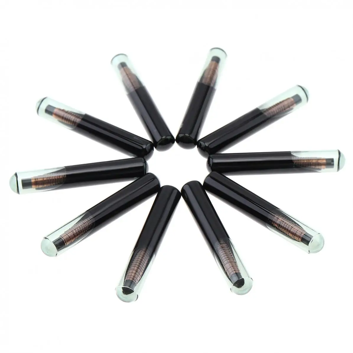 10pcs Blank ID4C Glass Chip Car Key Transponder Chip Fit for Lexus Toyota Camry Prado Corolla