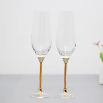 

Juego de copas de cristal para copas de vino para boda