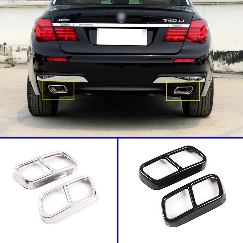 Car Styling Tail Muffler Exhaust Pipe Output Cover Trim