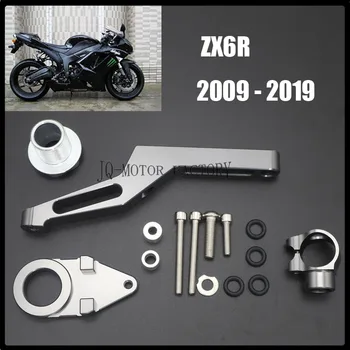 

For Kawasaki ZX6R ZX-6R 2009 - 2019 CNC Motorcycle Adjustable Accessories Steering Stabilize Damper Bracket Mount kit
