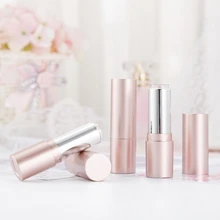 10/50 шт. пустой тюбик губной помады из матового розового золота с тюбик для бальзама для губ, косметический упаковочный контейнер 12,1 мм