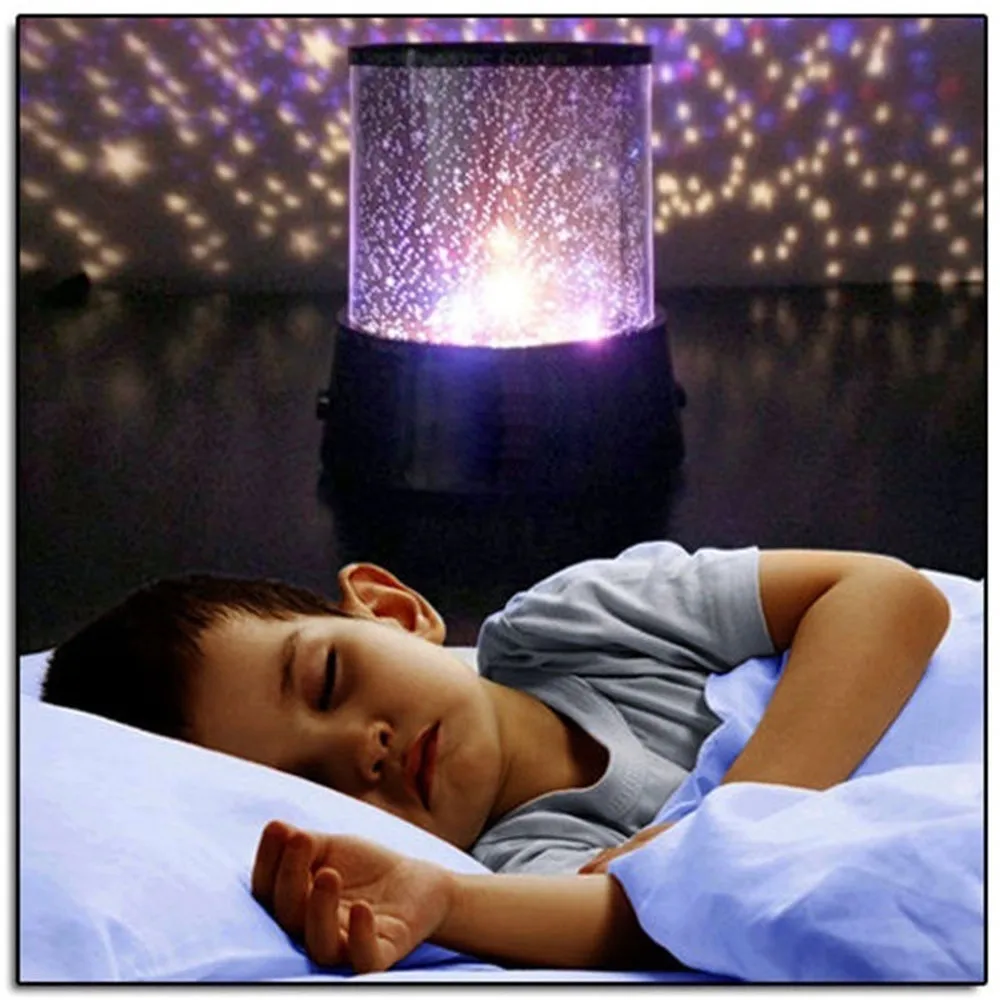 Starry Sky Night Light Planet Magic Projector Earth Universe LED Lamp Colorful Rotate Flashing Star Kids Baby Christmas Gift 114 | Дом и сад