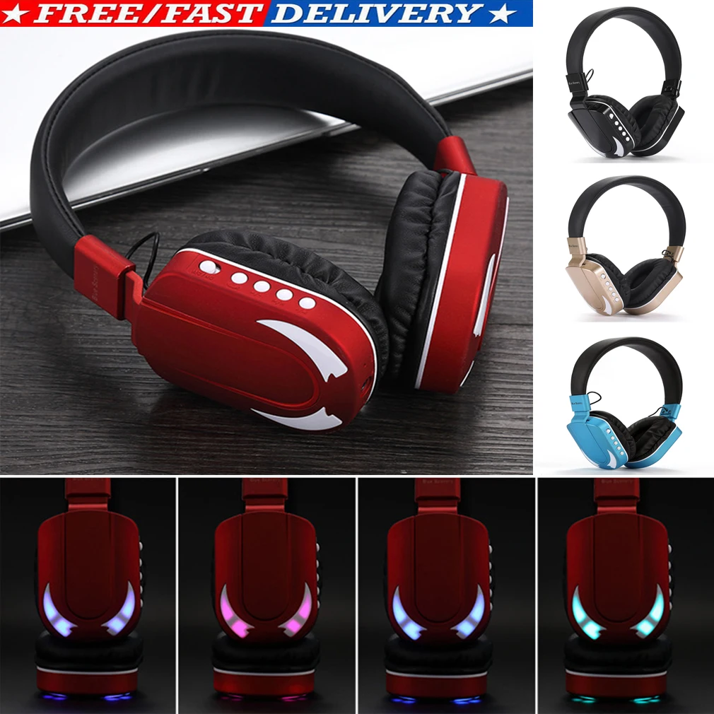 Игровая bluetooth-гарнитура беспроводной микрофон объемные стерео наушники для ПК ноутбука PS4 Xbox бег тренажерный зал Handsfree наушники