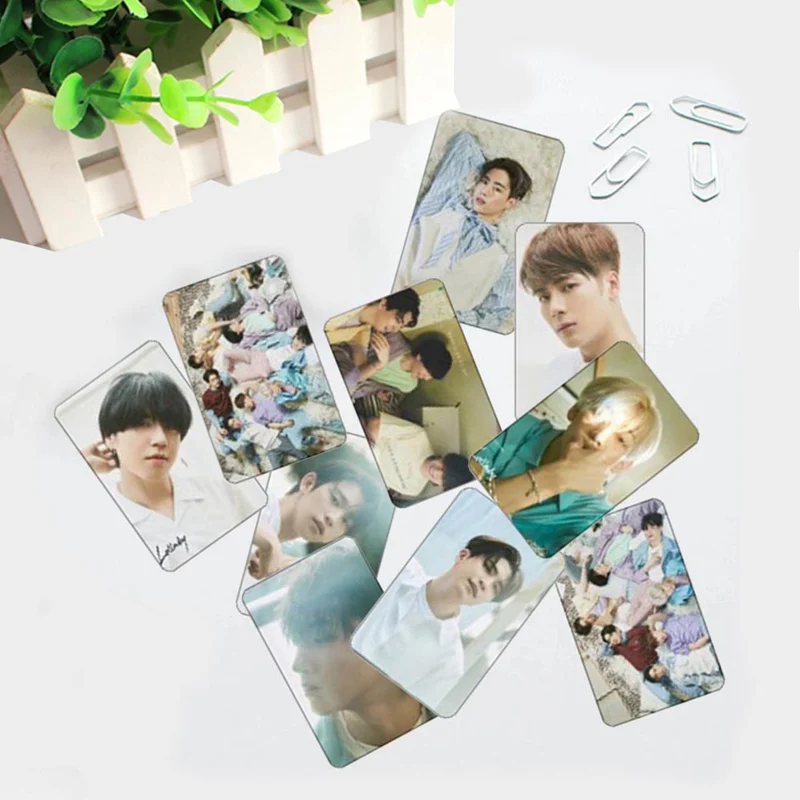 10 шт./компл. Kpop GOT7 подарок: вы фото карты Stikcy карты студента карты с кристаллами стикер