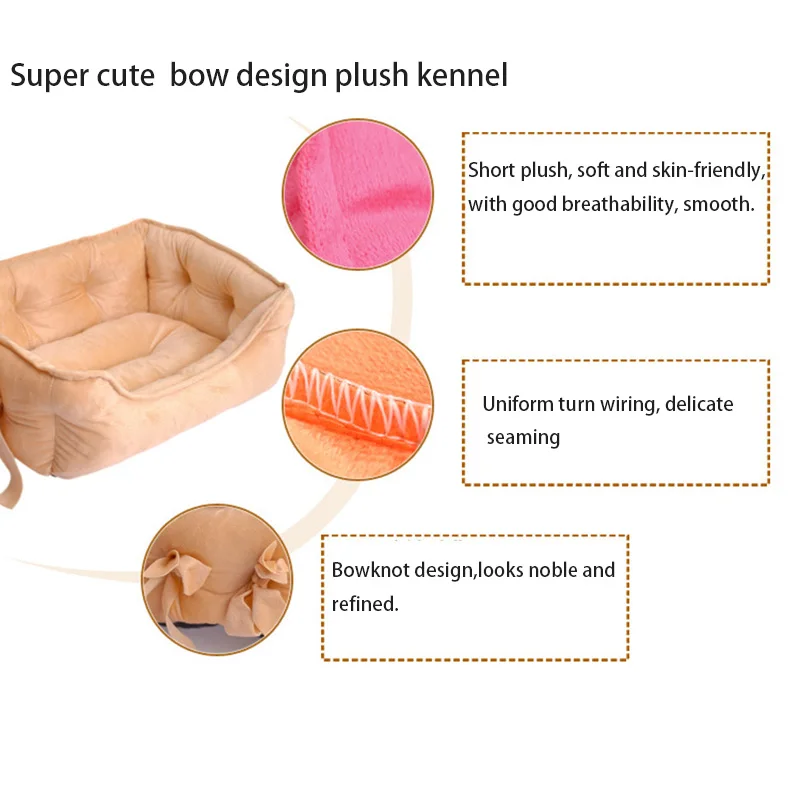 Кровать для принцессы и собаки зимняя теплая кровать кошек диван милая щенка