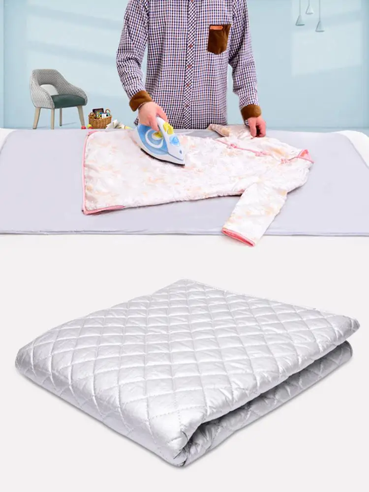 

Ironing Pad Anti-Slip Ironing Mat Heat Resistant Iron Board Blanket for Table Top