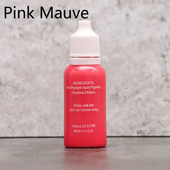 

Professional natural Tattoo Ink Permanent Makeup Micro Pigment for Eyebrow Lip Eyeliner 1/2 oz 15ML ROSE RED 1Piece