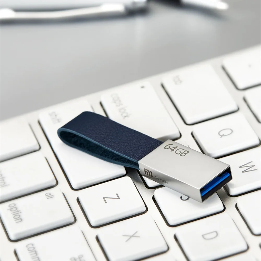 Xiaomi Mijia U диск 64 Гб USB 3,0 Высокоскоростная передача металлический корпус Компактный размер переносной ремешок дизайн