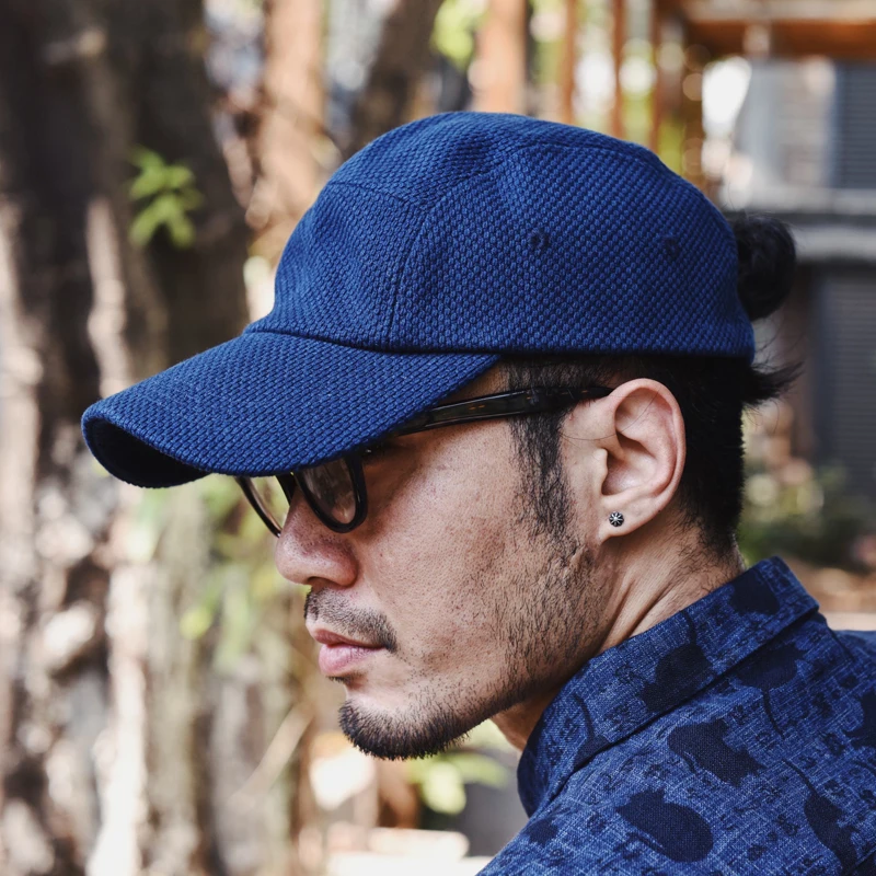 Saucezhan Sashiko Baseball Cap Sun Caps 