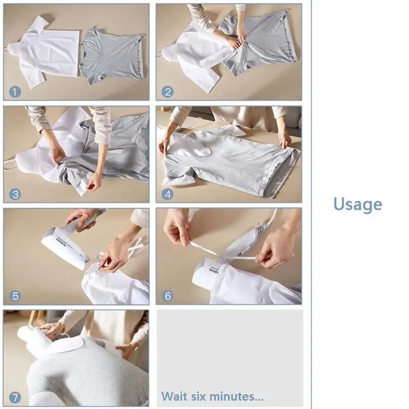 2pcs Traveling Portable Clothes Dryer Bag Fast Drying Folding Space Saving for Home Practical 5