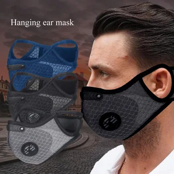 

3pcs Face Mask 5 Layers Of Protection Carbon Filter Mouth Mask Respirator Mask Anti Dust Reusable Face Masks Washable