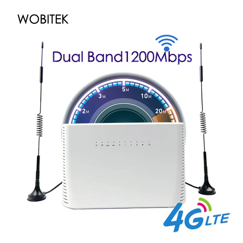 WOBITEK 4 аппарат не привязан к оператору сотовой связи Wi-Fi маршрутизатор 1200 Мбит/с