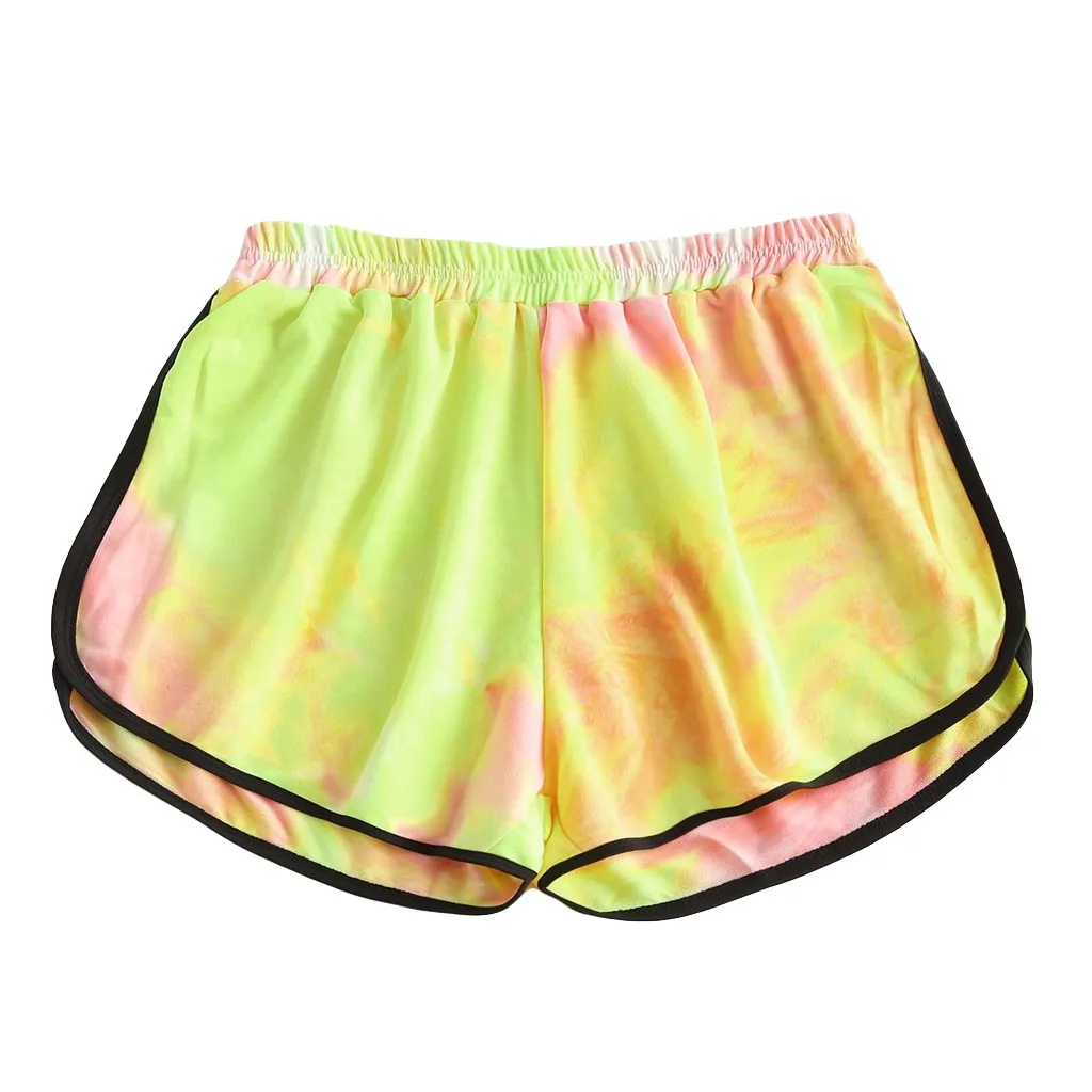 Леггинсы с принтом Tie Dye новинка модные женские спортивные штаны высокой талией