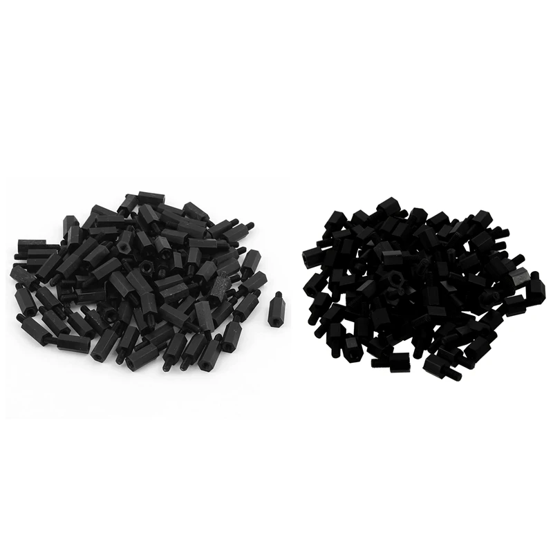 

Big deal 100Pcs M3 12mm+6mm Nylon Spacer Hex Stand-Off Pillar for Motherboard & 100X Motherboard Nylon Hex Standoff Threaded Spa