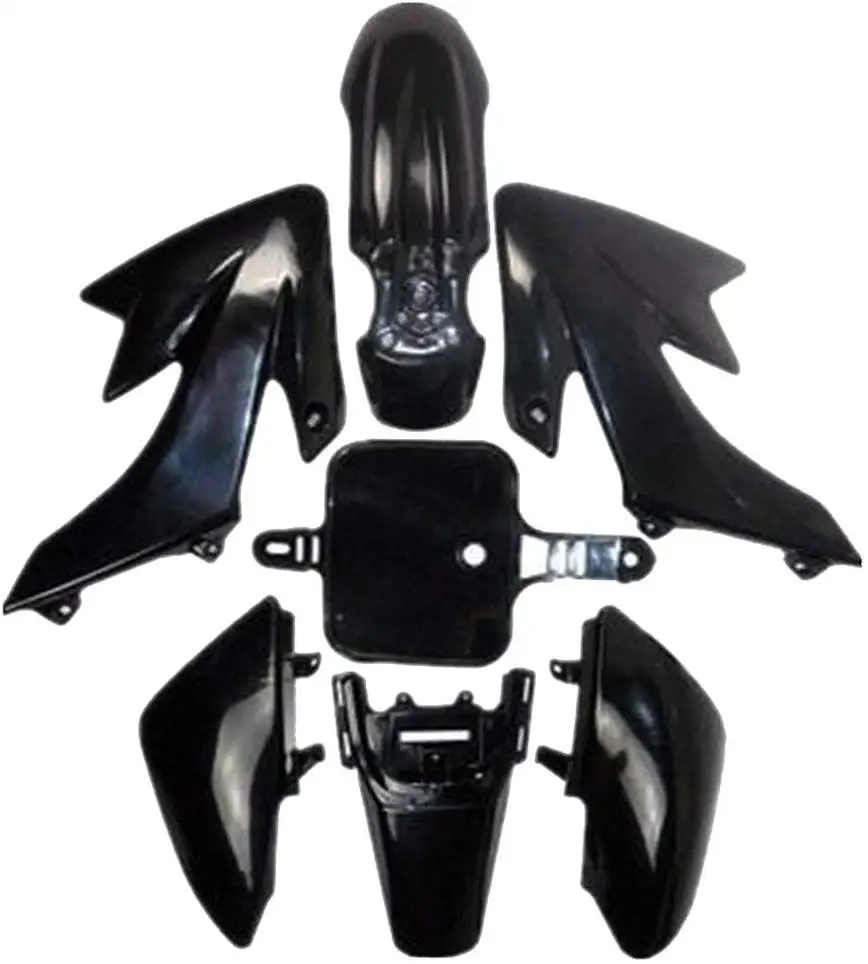 JCMOTO Пластиковый обтекатель тела комплект и высокий сиденье для CRF XR CRF50 XR50 50s 50cc 70cc 110cc 125cc Dirt Pit Bike(черный