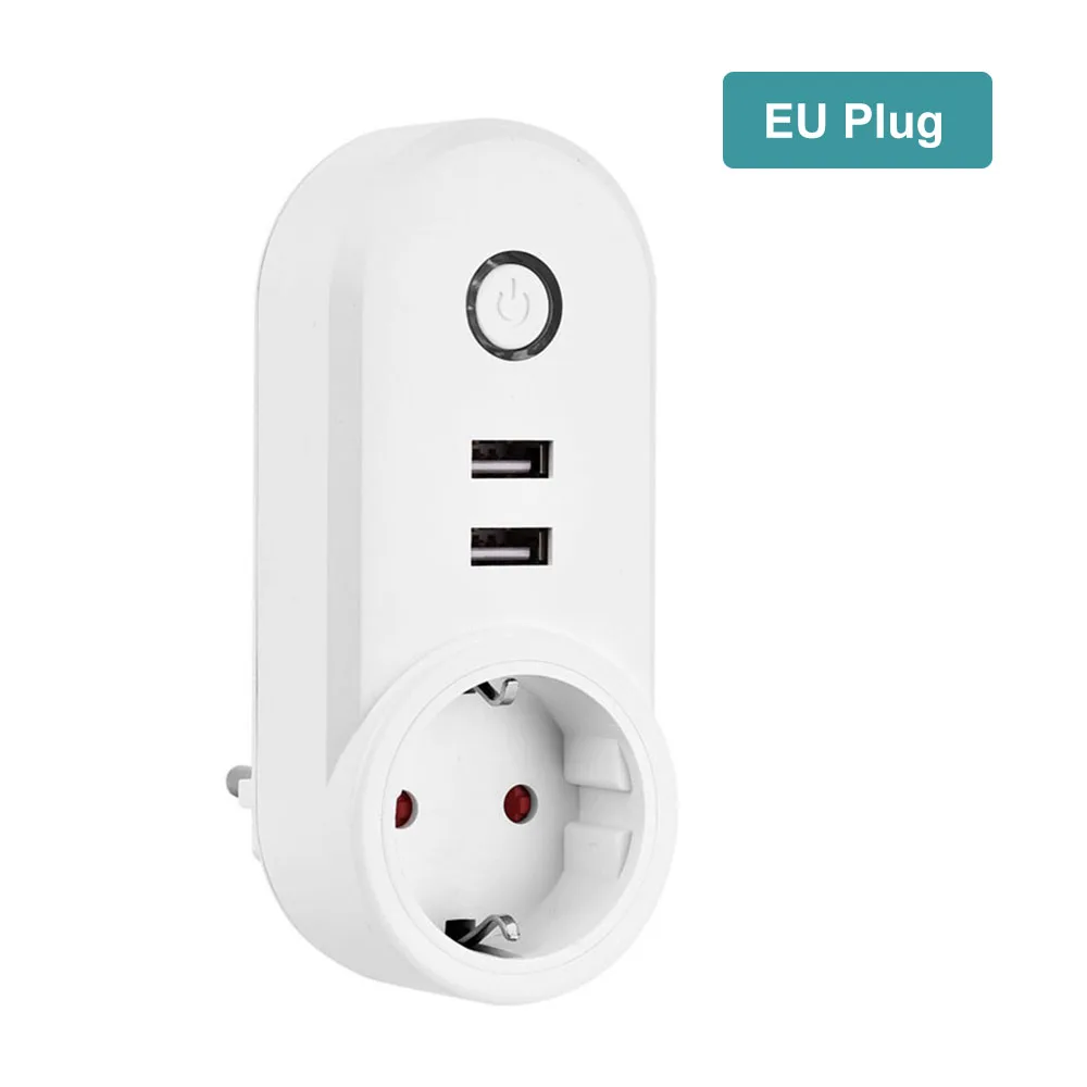 Умная розетка ZigBee умная полоса питания 2 usb-порта приложение дистанционное управление Голосовое управление домашний таймер для Android iOS