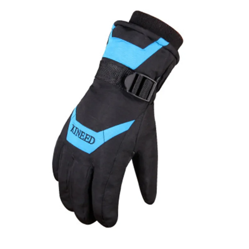 Winter Ski Gloves For Men Women Heated Waterproof Skiing Glove Wear Resistant Thermal Mittens Outdoor Sports Snow Guantes Calor