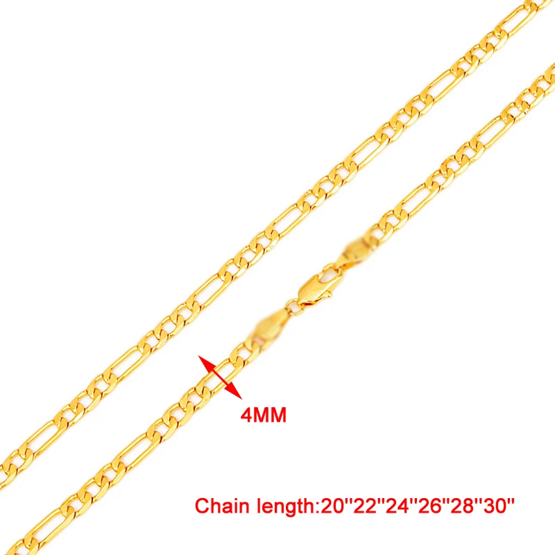 New-Arrival-Men-5mm-60cm-18K-Real-Gold-Plated-Italy-Figaro-Chain-Necklace-Jewelry (1) 
