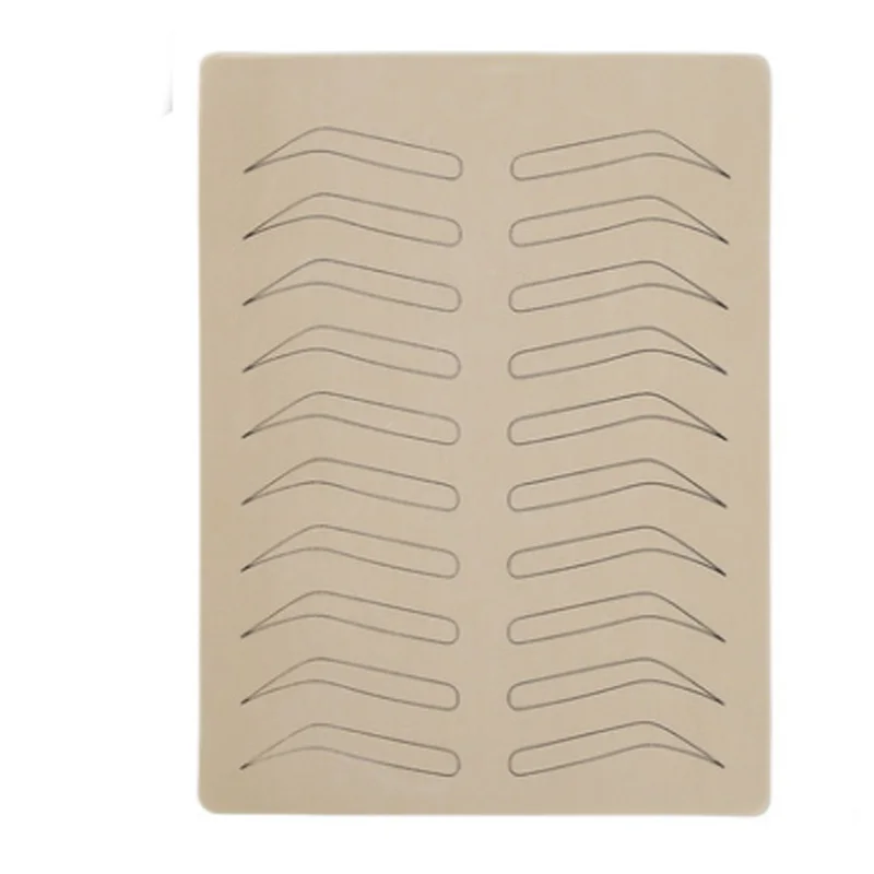 

10pcs Microblading Inkless Eyebrow Practice Skin Eyebrow Permanent Makeup Eyebrow Training Skin Tattoo Suppiles No Ink Needed