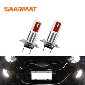 

2Pcs 6000K LED H7 LED Bulbs For Hyundai Genesis Sonata Veloster Accent on High Beam Fog bulbs