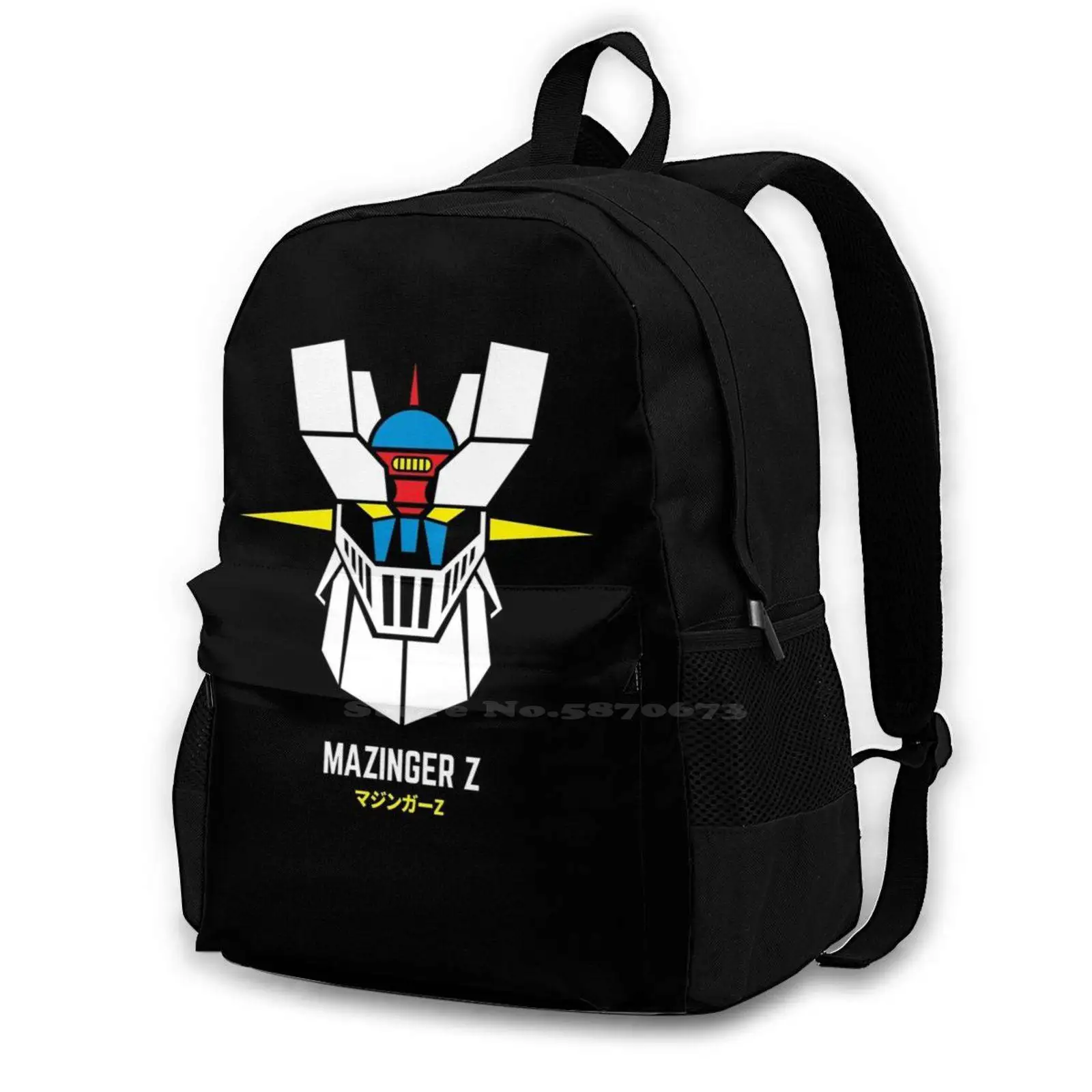 Z - Color 3D Print Design Zaino Borsa Casual Z Mazinga Mazingaz Great Gonagai Grendizer Goldorak Goldrake Kotetsu Jeeg