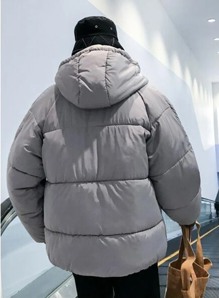 Зимняя куртка мужская уличная парка Hombre Invierno модная верхняя одежда в стиле хип-хоп