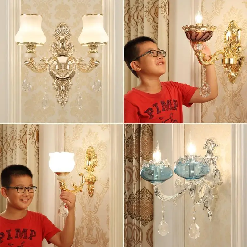 Современный светильник Arandela Para Parede Aplique Luz Wandlamp аппликация Murale хрустальный светильник Lampara De Pared интерьерный настенный светильник для спальни