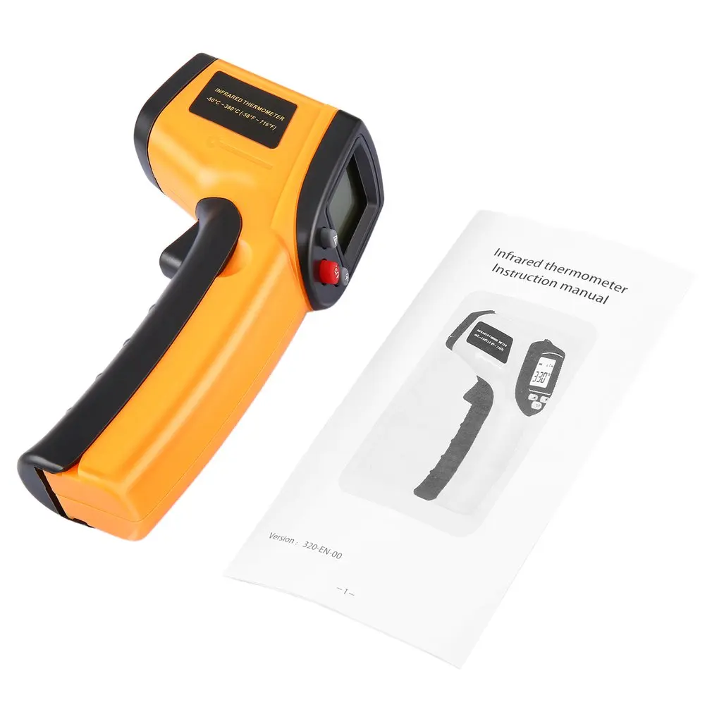 

New Non-Contact Digital LCD Infrared Thermometer Gun IR Laser Point Thermal Infrared Imaging Temperature Handheld Pyrometer