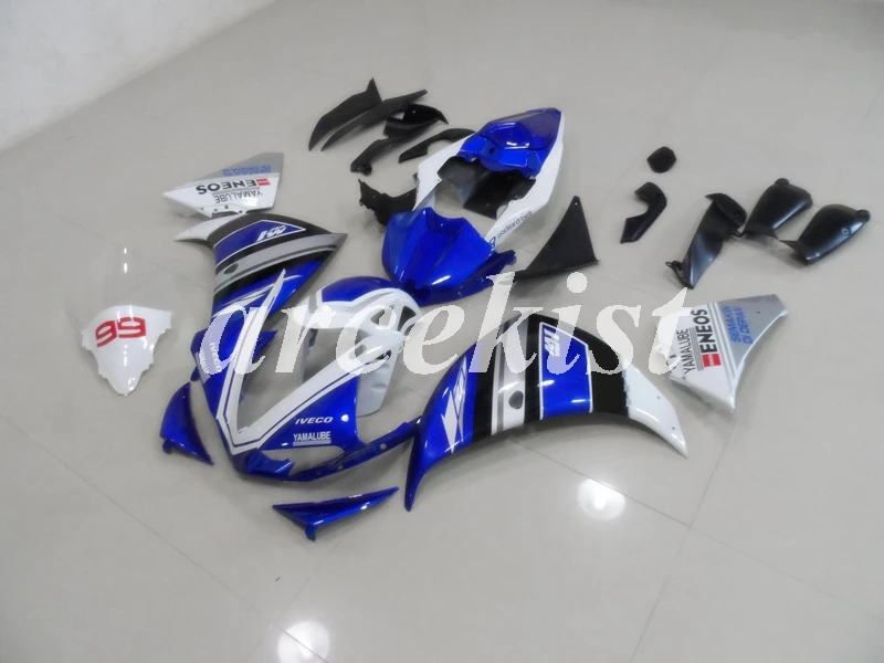 Литья под давлением ABS Обтекатели комплект подходит для YAMAHA YZF-R1 2009 2010 2011 2012 2013 09, 10, 11, 12, 13, 14, набор для тела номер 99