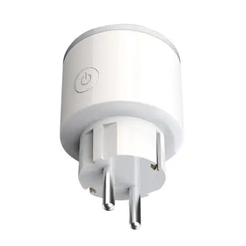 

Wifi Smart Plug RGB Timer Energy Monitoring Wireless Switch Outlet Socket Remote Control Household Appliances with EU Plug