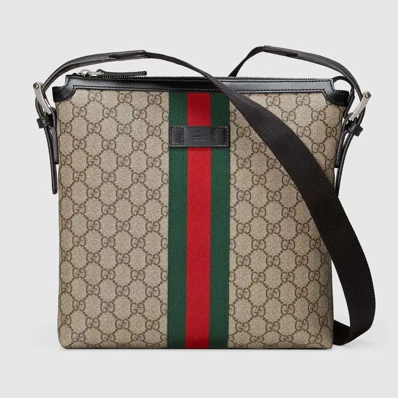 Люксовый бренд Gucci веб GG Supreme, мужские сумки через плечо, повседневные мужские сумки через плечо, деловые сумки 387111 KHNGN 969 - Цвет: 387111 KHNGN 9692