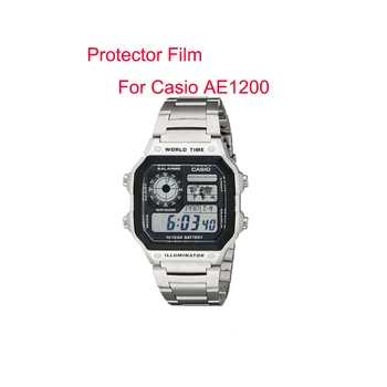 

5Pcs Nano HD Clear Protective Film Guard For Casio AE1200 AE-1200 AE-1200WHD-1A Sport Watch Explosion-proof Screen Protector