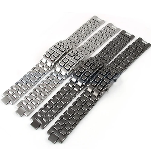 Мужские цифровые наручные часы Lava, полностью черные железные металлические часы, светодиодный красный самурайский для мужчин, для мальчиков, спортивные Простые Стальные часы с ремешком, YE1