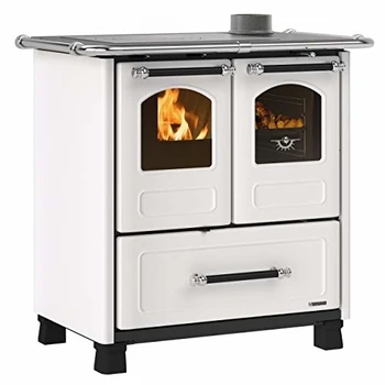 

La Nordica - Cucina a legna Family 3,5 finitura bianco da 88.1cm