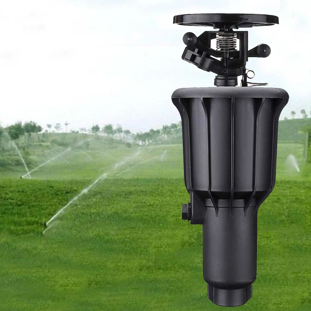 

360 Degree Garden Rotary Nozzle Sprinkler Fly Out Long Lasting Lawn Watering Under Surface Outdoor Durable Irrigation System