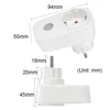 Home Assistant EU French Socket Smart Plug 433Mhz Universal Remote Control Controller RF Switch 16A Programmable Light Outlets 4