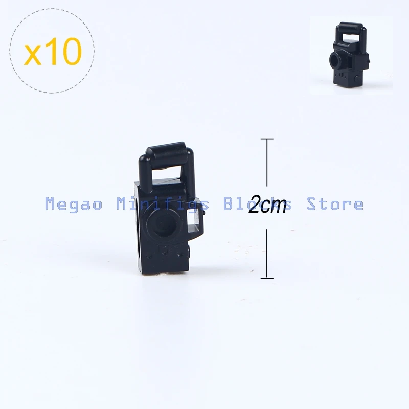 New 10 Pcs/lot Accessories For Building Blocks Figures Honey Pot Plate Slingshot Trophy Basketballs Wine Glass Toys For Children