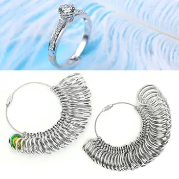 

Metal Ring Sizer Finger Ring Finger Size Gauge Measuring Tool Jewelry Tool Accessory Processing Tool