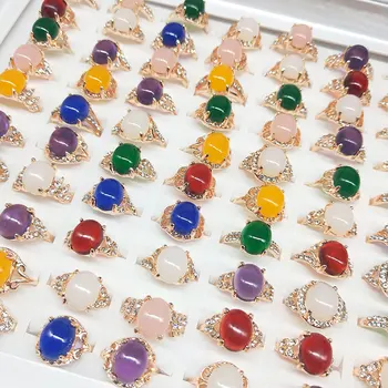 

36 Pcs/lot fashion candy color classical women alloy ring lot wholesale