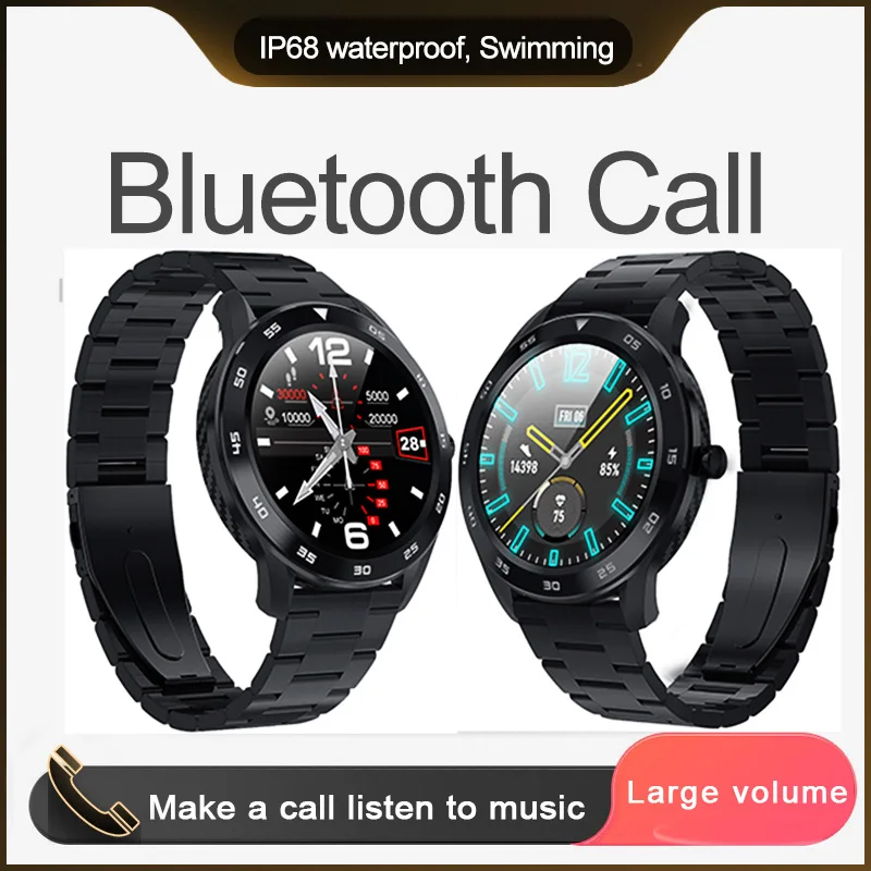 Black Steel Смарт-часы Timewolf, 4G, Bluetooth, вызов, IP68, водонепроницаемые, умные часы, ЭКГ, сердце, Eate, пробег, спортивные Смарт-часы для телефона Android, IOS - Цвет: Black Steel