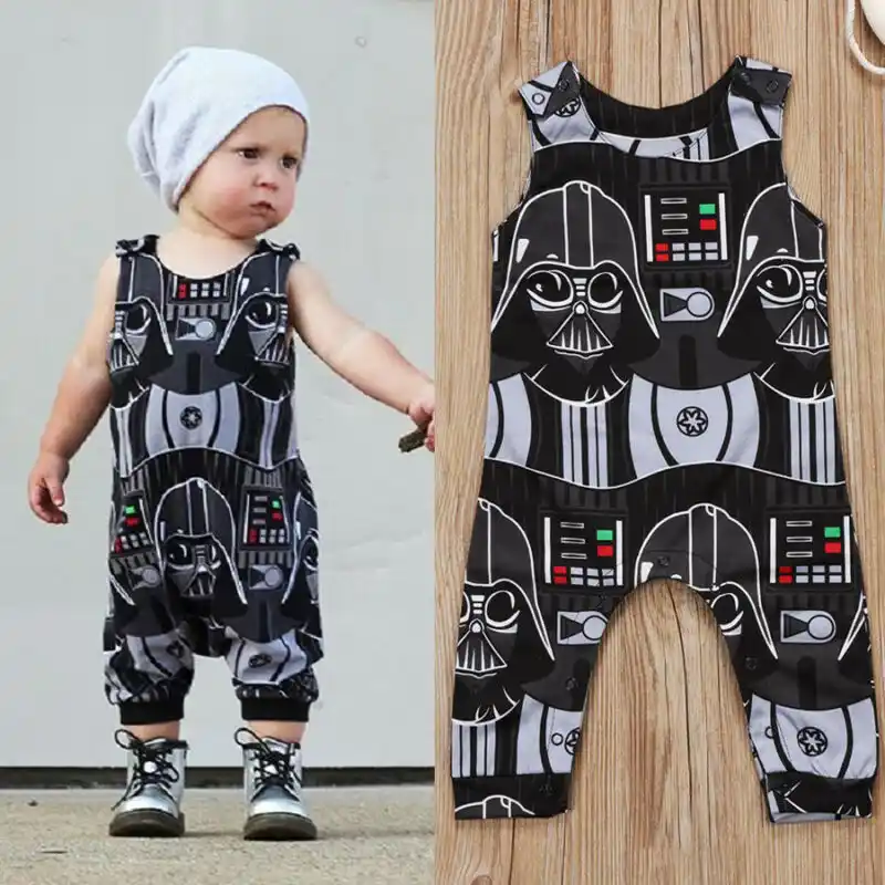 baby boy sleeveless romper