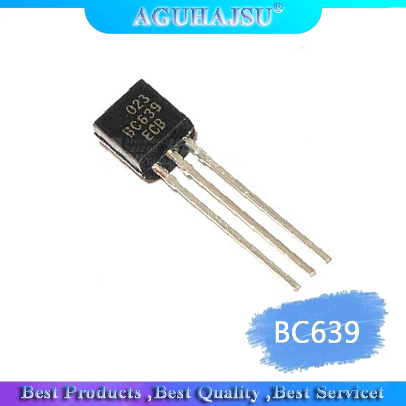 100 шт. новый транзистор BC639 TO-92 639 TO92 1A/80 в NPN | Электронные компоненты и