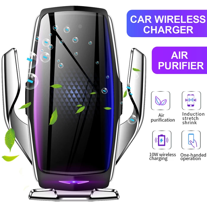 

Wireless Car Fast Charger E5 Fast Charging Phone Holder Mount in Car for iPhone for Huawei Samsung Galaxy S8 S10