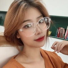 QPeClou Ретро Квадратные прозрачные очки, оправа для женщин, новинка, милые яркие цвета, оправы для очков, женские прозрачные Oculos Gafas